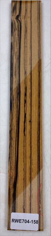 Fretboard Royal White Ebony, 520x74x9mm Unique Piece #158